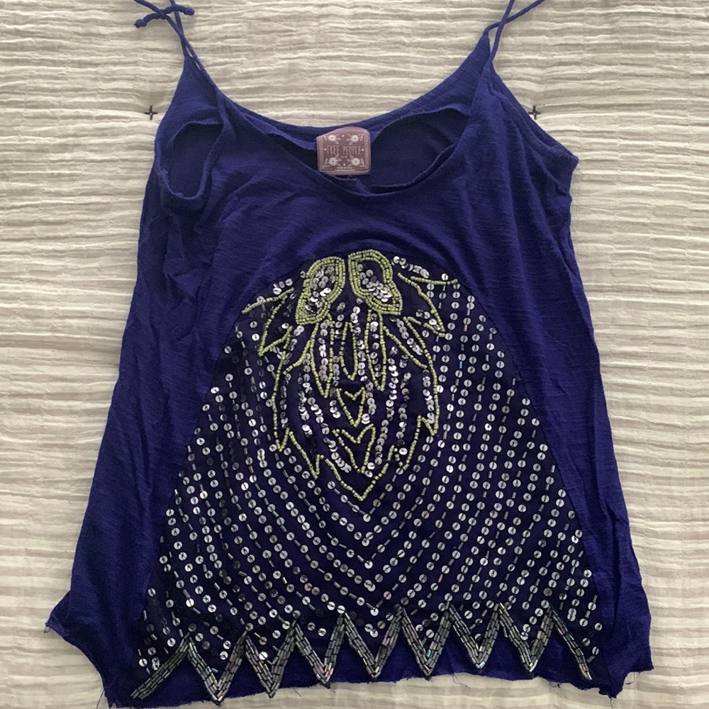 Free People Embellished Tank Top